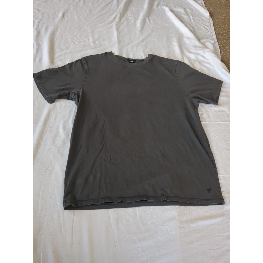 Sene Carl Sjogreen Pima Cotton Short Sleeve Shirt Brown Sz Large‎